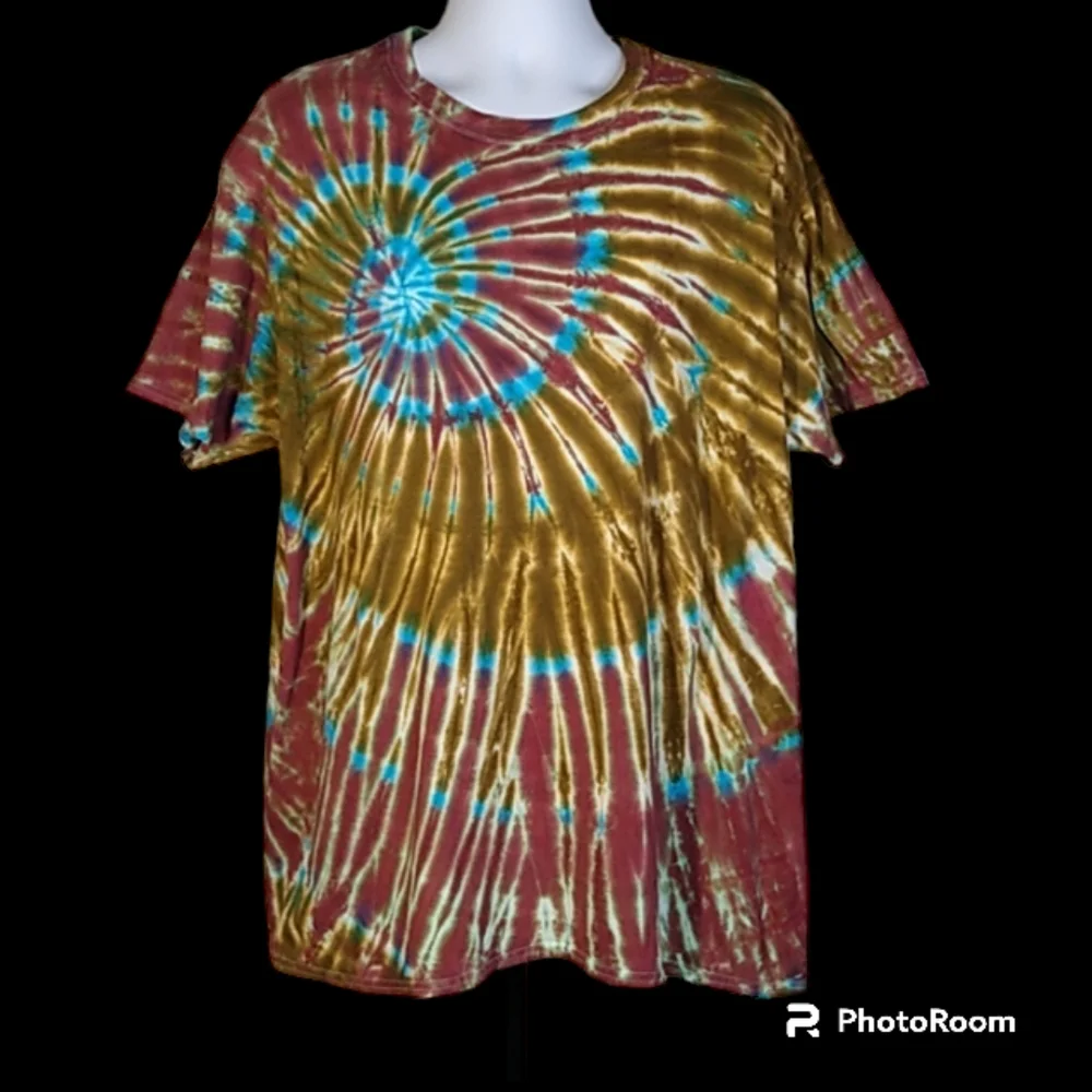 New Awesome Tie Dye S/S T-Shirt 2XL - Picture 3 of 5